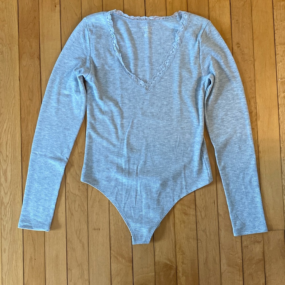 Gray bodysuit from American Eagle. Size L.
